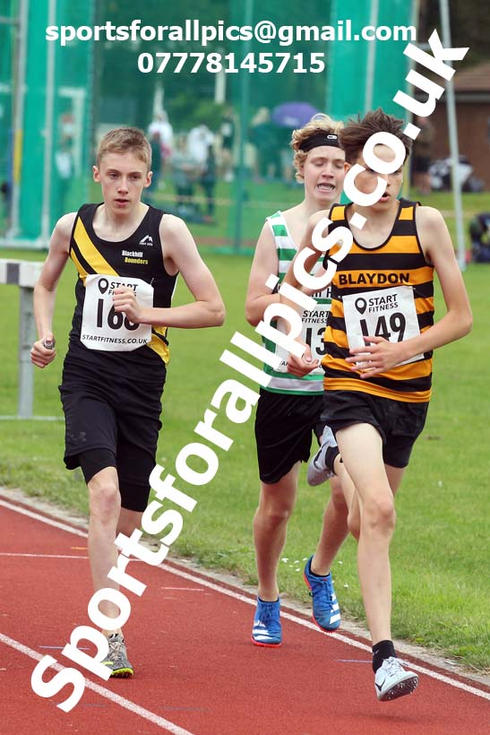 800 metres 43, NECAA Open Meeting, Morpeth, Sunday, March 23rd. David T. Hewitson/Sports for All Pics